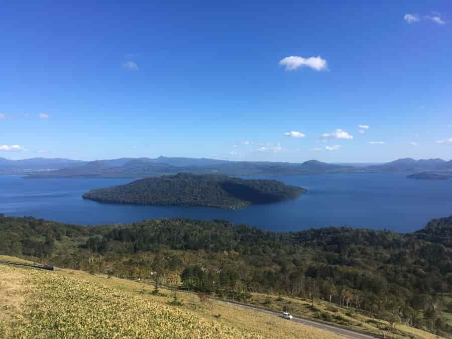 美幌峠からの屈斜路湖