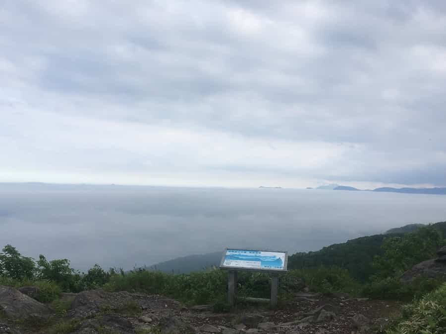 屈斜路湖　雲海