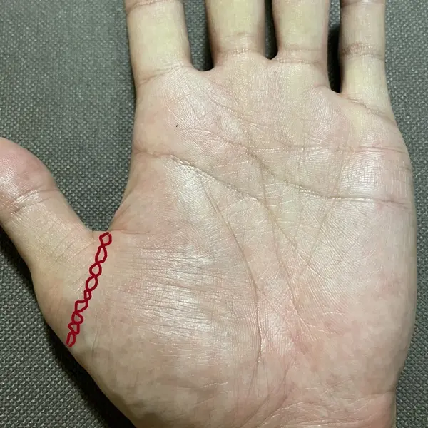 手相のファミリーリング
